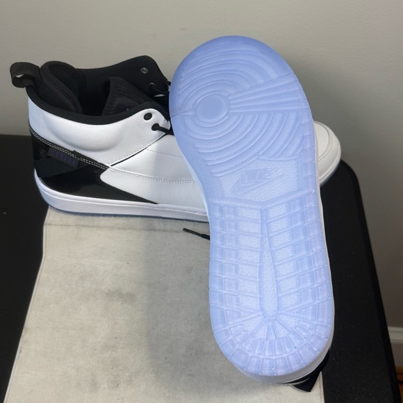 Nike Jordan Fadeaway Men's Sneakers AO1329-100 , size 14, black and white, NWOT - Picture 8 of 15